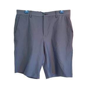 Dunning Blue Golf Flat Front Shorts Men's Size 33